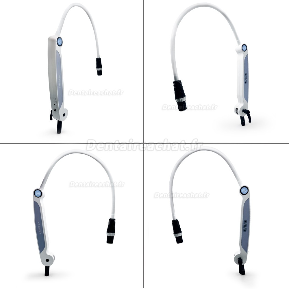 Lampe d'examen dentaire LED KWS KD-2005W-4, lampe op&eacute;ratoire r&eacute;glable avec t&eacute;l&eacute;commande